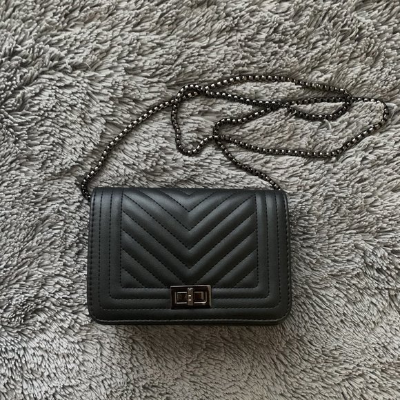 PrettyLittleThing Handbags - Black Flap Crossbody Bag